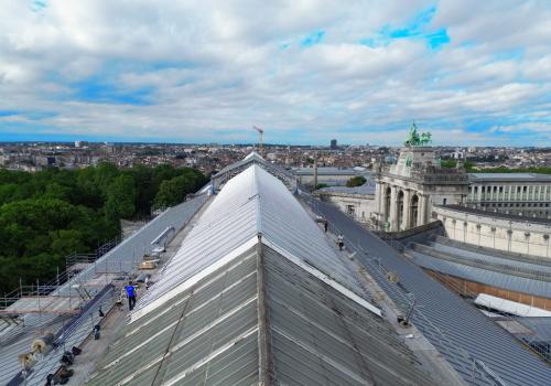 Forzon - Jubelpark - parc du Cinquantenaire - renovatie dak